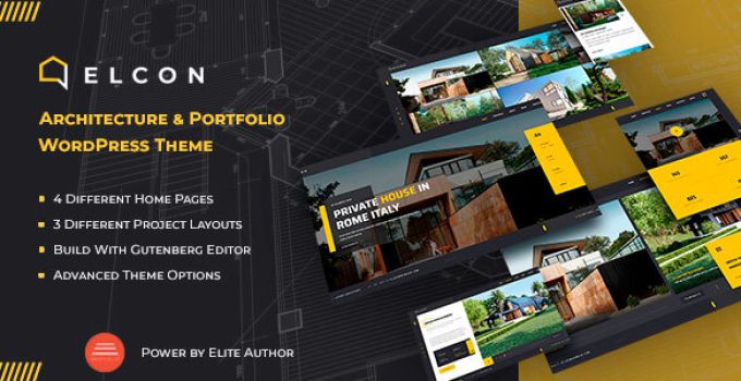Elcon – Architecture & Portfolio WordPress Theme