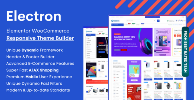 Electron – Elementor Electronics Store WooCommerce Theme