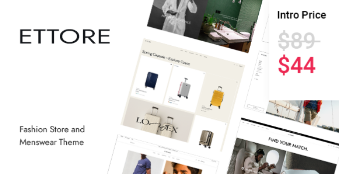 Ettore – Fashion Store and Menswear WooCommerce Theme