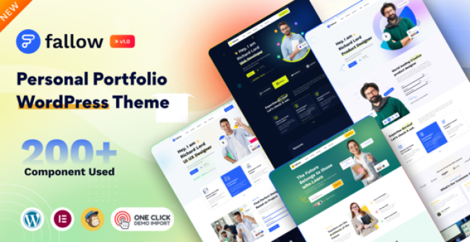 Fallow – Personal Portfolio WordPress Theme