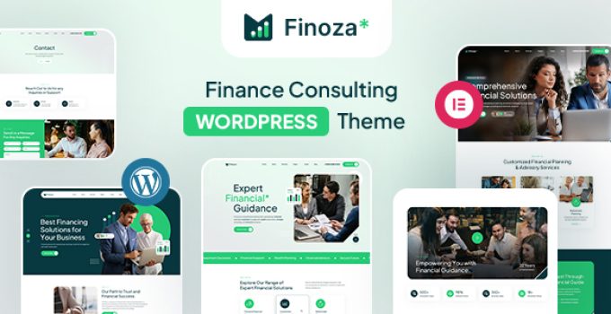 Finoza | Finance Consulting WordPress Theme
