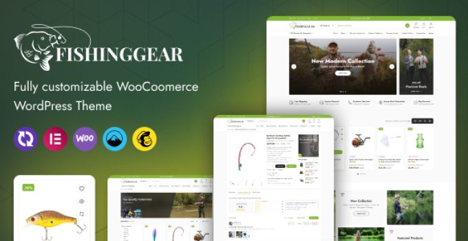 FishingGear – Fishing Accessories WooCommerce Theme
