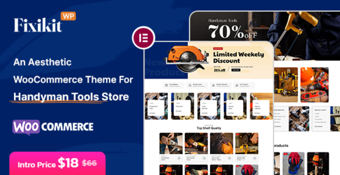 Fixikit – Hardwares & Tools Store WooCommerce WordPress Theme