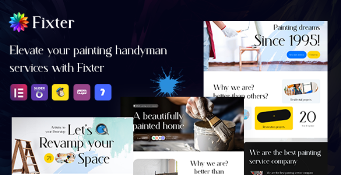 Fixter – Painting Services & Handyman Industry WordPress Theme