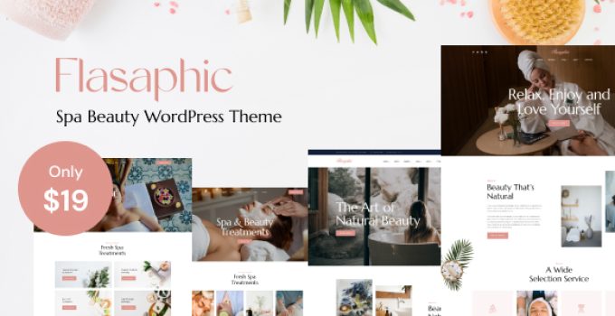 Flasaphic – Spa Beauty WordPress Theme