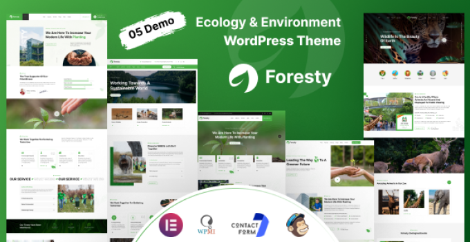 Foresty – Ecology & Environment WordPress Theme
