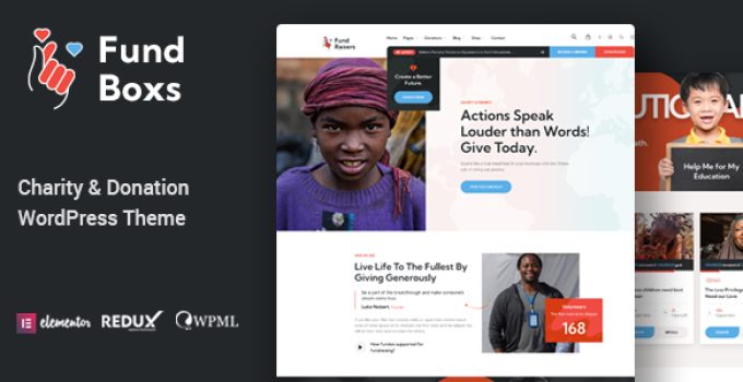 Fundboxs – NonProfit WordPress Theme