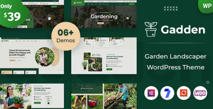 Gadden – Garden Landscaper WordPress Theme