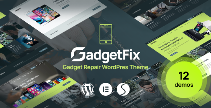 Gadgetfix – Phone and Gadget Repair Service WordPress Theme