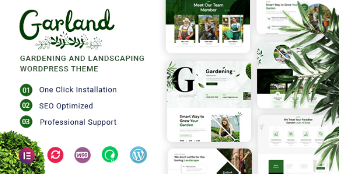 Garland – Gardening and Landscaping WordPress Theme