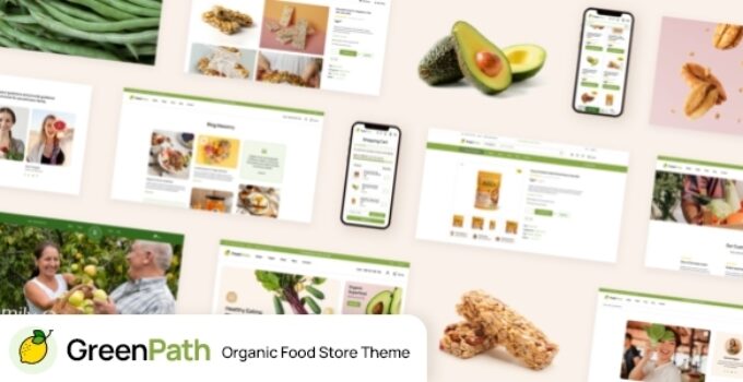 GreenPath – Organic Food Store WordPress Theme