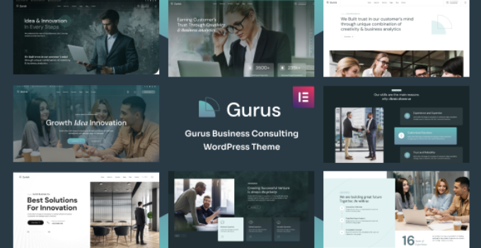 Gurus – Business Consulting WordPress Theme