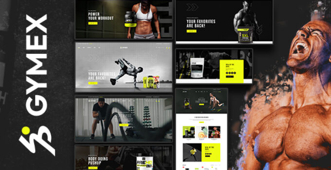 Gymex – Supplement & Nutrition WooCommerce Theme