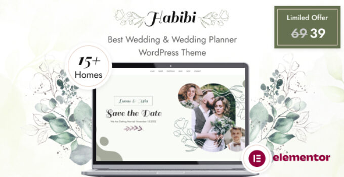 Habibi – Wedding & Wedding Planner WordPress Theme