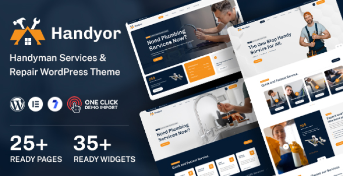 Handyor – Handyman Services & Repair WordPress Theme