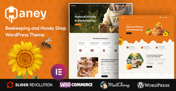 Haney – Beekeeping and Honey Shop Theme