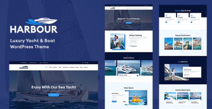 Harbour – Luxury Yacht & Boat WordPress Theme