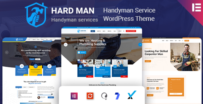 Hardman – Handyman & Plumber WordPress Theme
