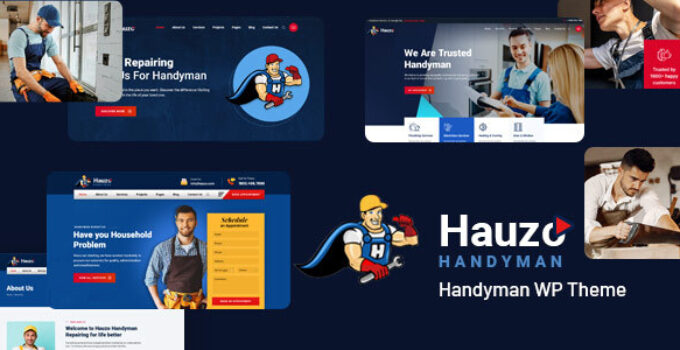 Hauzo – Handyman And Plumber WordPress Theme