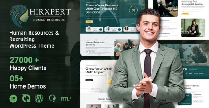 Hirxpert – Human Resources & Recruiting WordPress Theme
