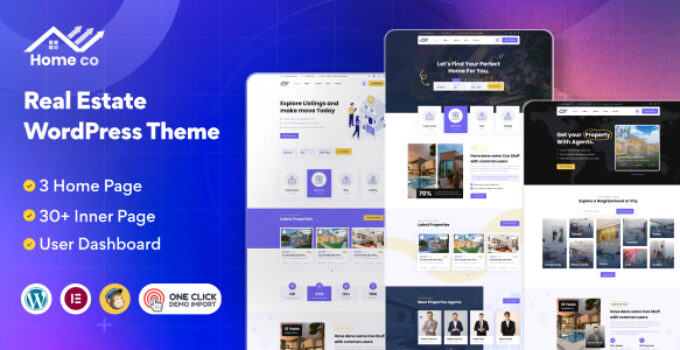 Homeco – WordPress Real Estate Theme