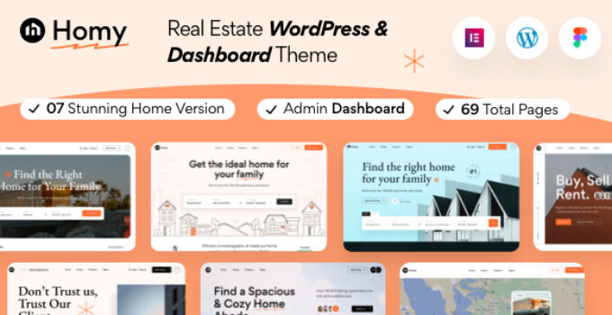 Homy – Real Estate WordPress Theme