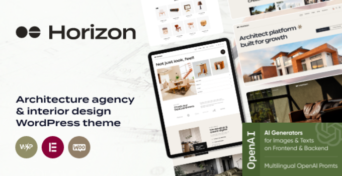 Horizon – Interior Design WordPress Theme