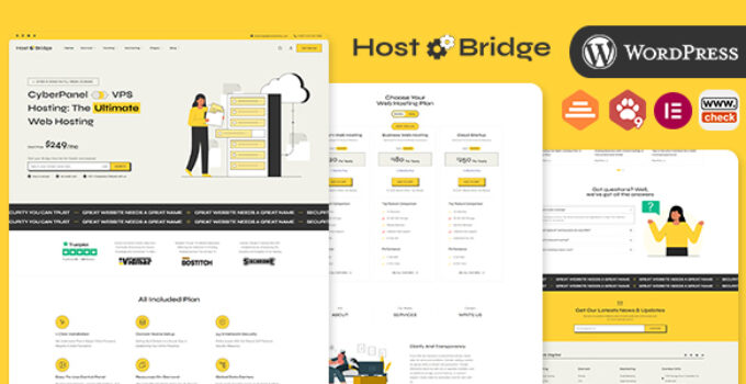 HostBridge – WHMCS Hosting & DevOps Agency WordPress Theme