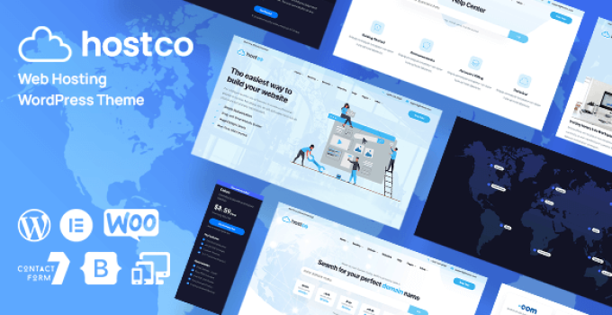 Hostco – Hosting Service WordPress Theme