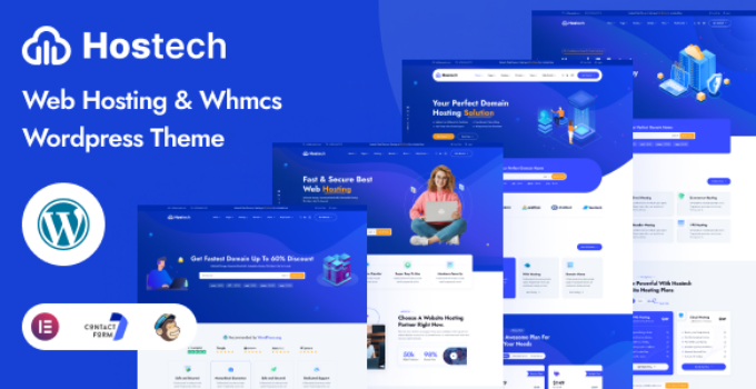 Hostech – Web hosting & WHMCS WordPress theme