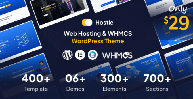 Hostie – Web Hosting & WHMCS WordPress Theme