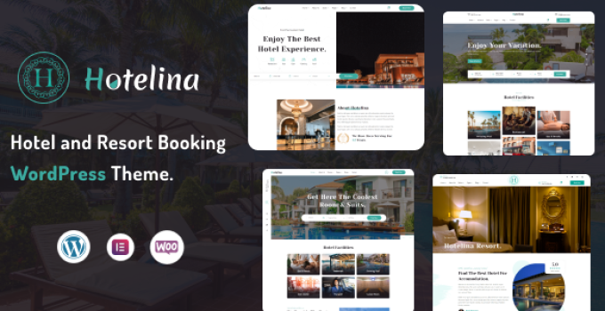 Hotelina – Hotel and Resort Booking WordPress Theme