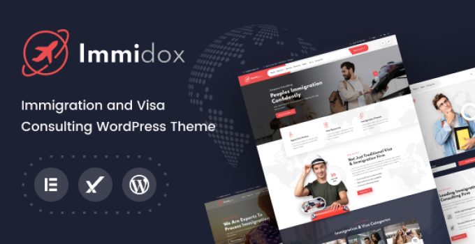 Immidox – Immigration and Student consultancy WordPress Theme