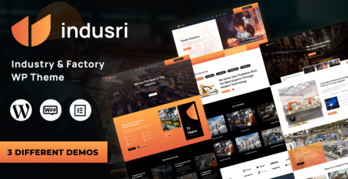 Indusri – Industry & Factory WordPress Theme
