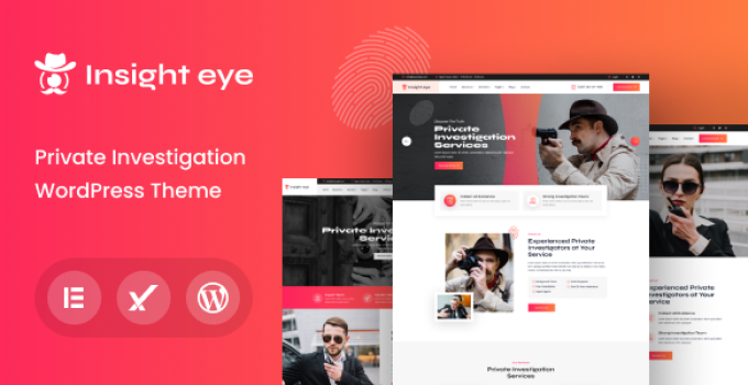insighteye – Private Investigator WordPress Theme