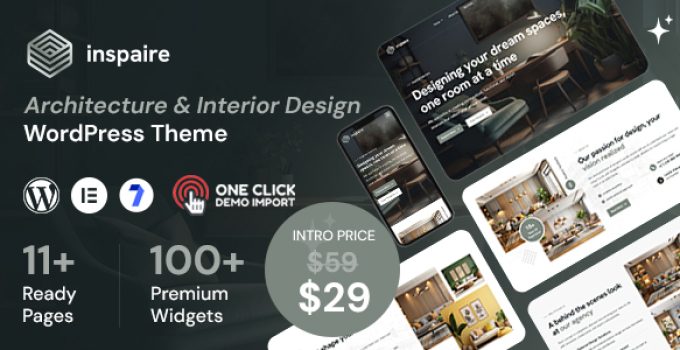 Inspaire – Interior Design WordPress Theme