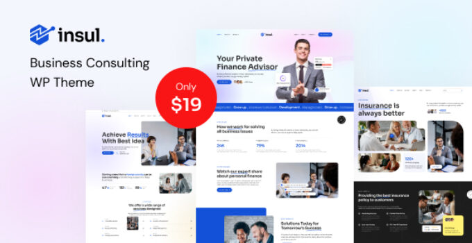Insul – Business Consulting Company WordPress Theme
