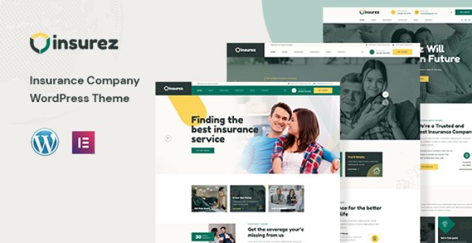 Insurez – Insurance Company WordPress Theme