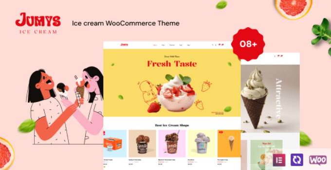 Jumys – Ice Cream WooCommerce Theme