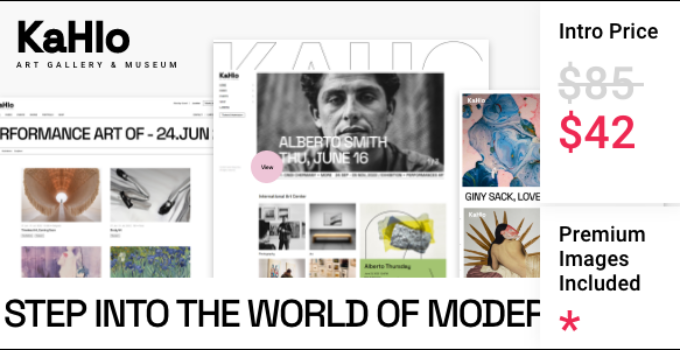 Kahlo – Art Gallery and Museum Theme