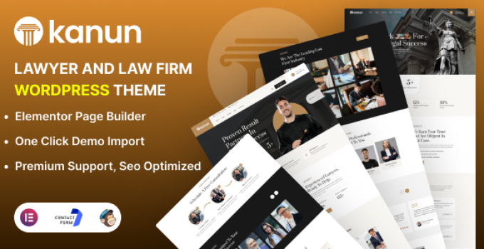 Kanun – Lawyer & Law Firm WordPress Theme