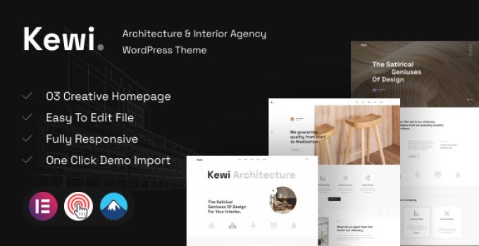 Kewi – Architecture & Interior Agency WordPress Theme