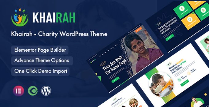 Khairah – Charity WordPress Theme