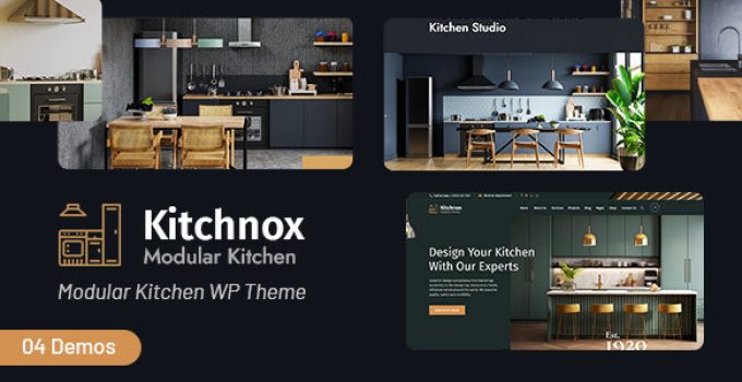 Kitchnox – Kitchen Interior Design WordPress Theme