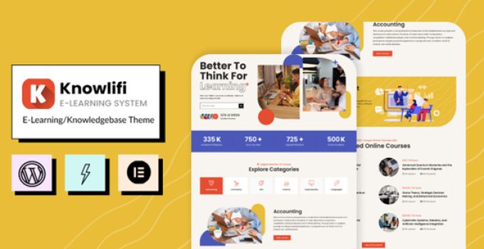 Knowlifi – E-Learning & AI Knowledgebase Theme