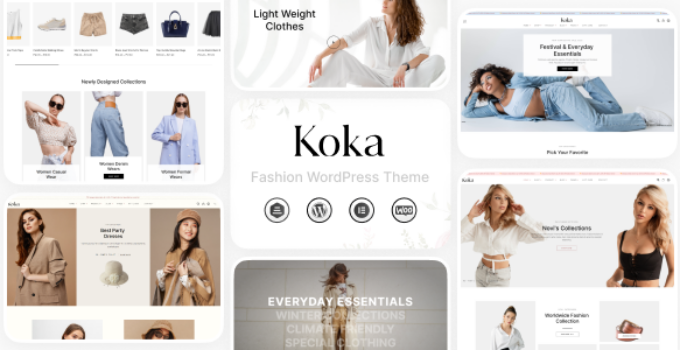 KoKa – Elementor Multipurpose WooCommerce Theme