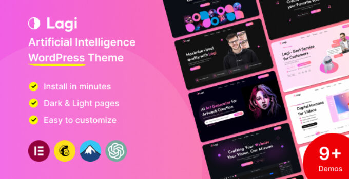 Lagi – Artificial Intelligence WordPress Theme
