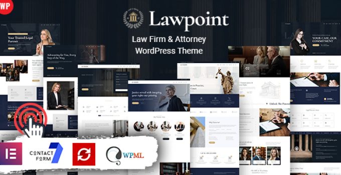 Lawpoint – Law Firm & Attorney WordPress Theme