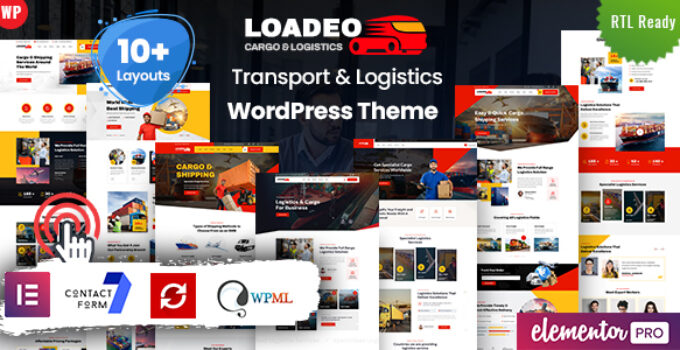 Loadeo – Transport & Logistics WordPress Theme