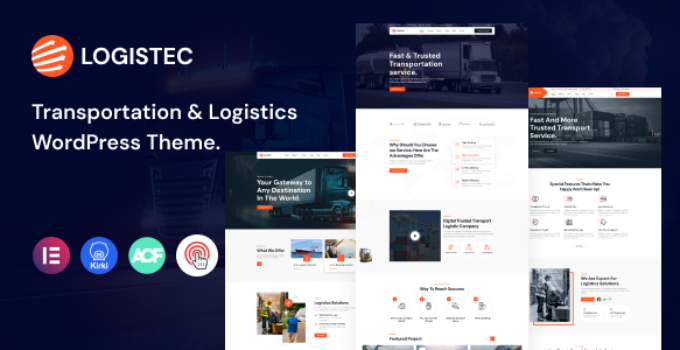 Logistec – Transportation & Logistics WordPress Theme